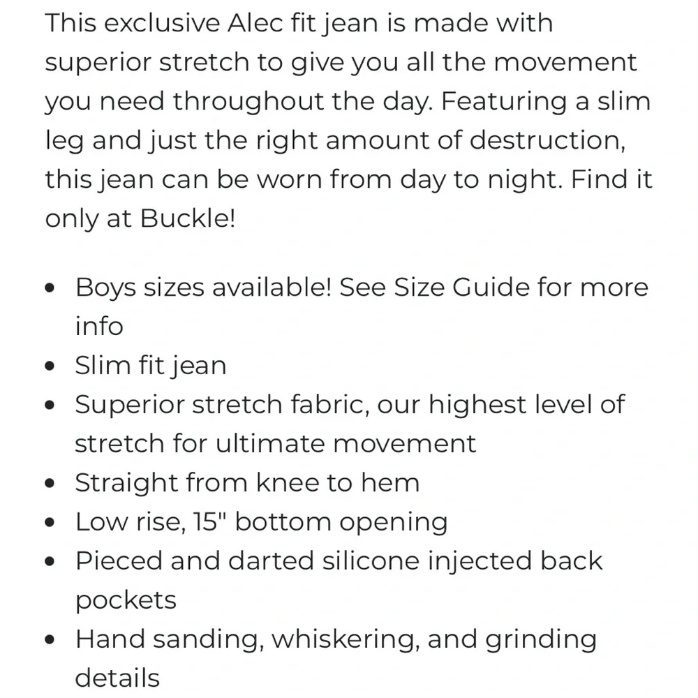 BKE Faded Blue Denim Jeans - Picture 11 of 11